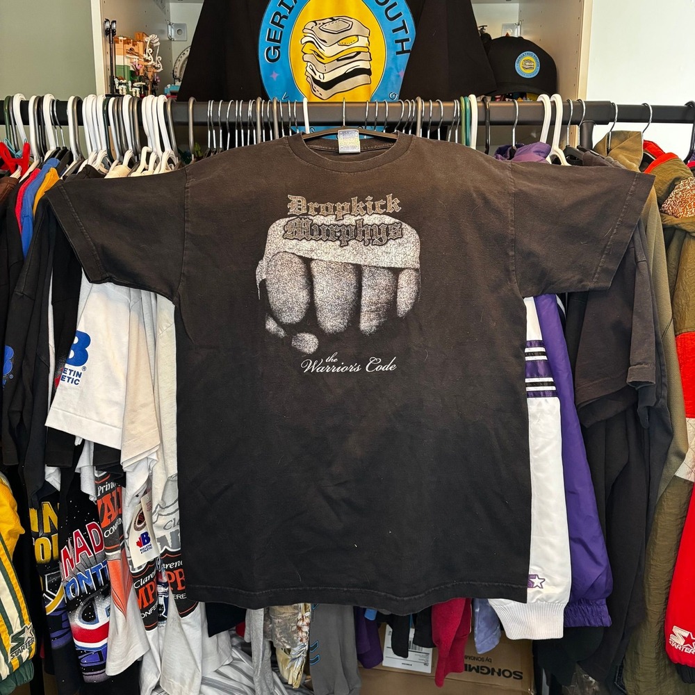 Vintage 2005 Dropkick Murphys The Warrior's Code Tour T Shirt L